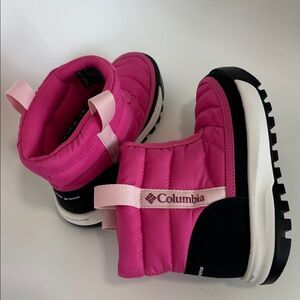 Gently used -Columbia Kids' Pink Winter Boots